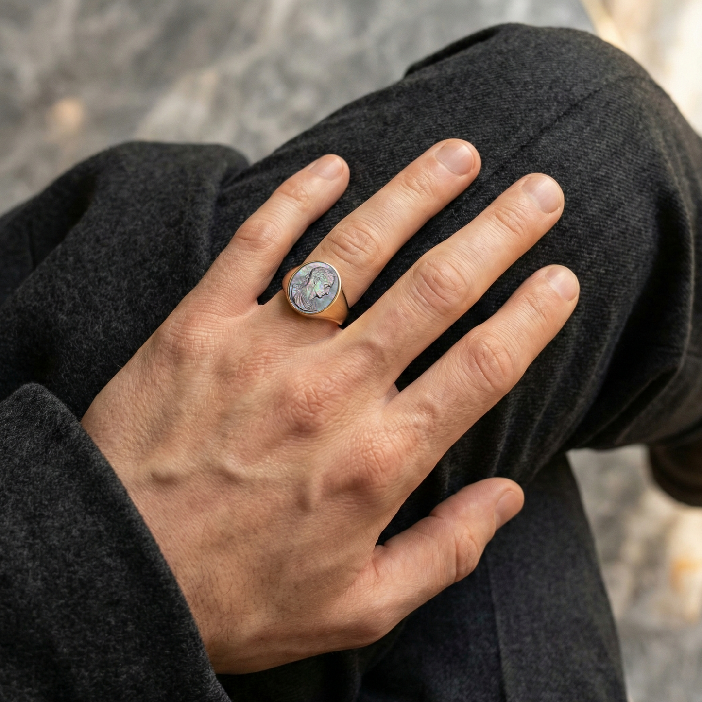 JULIUS CAESAR SIGNET RING