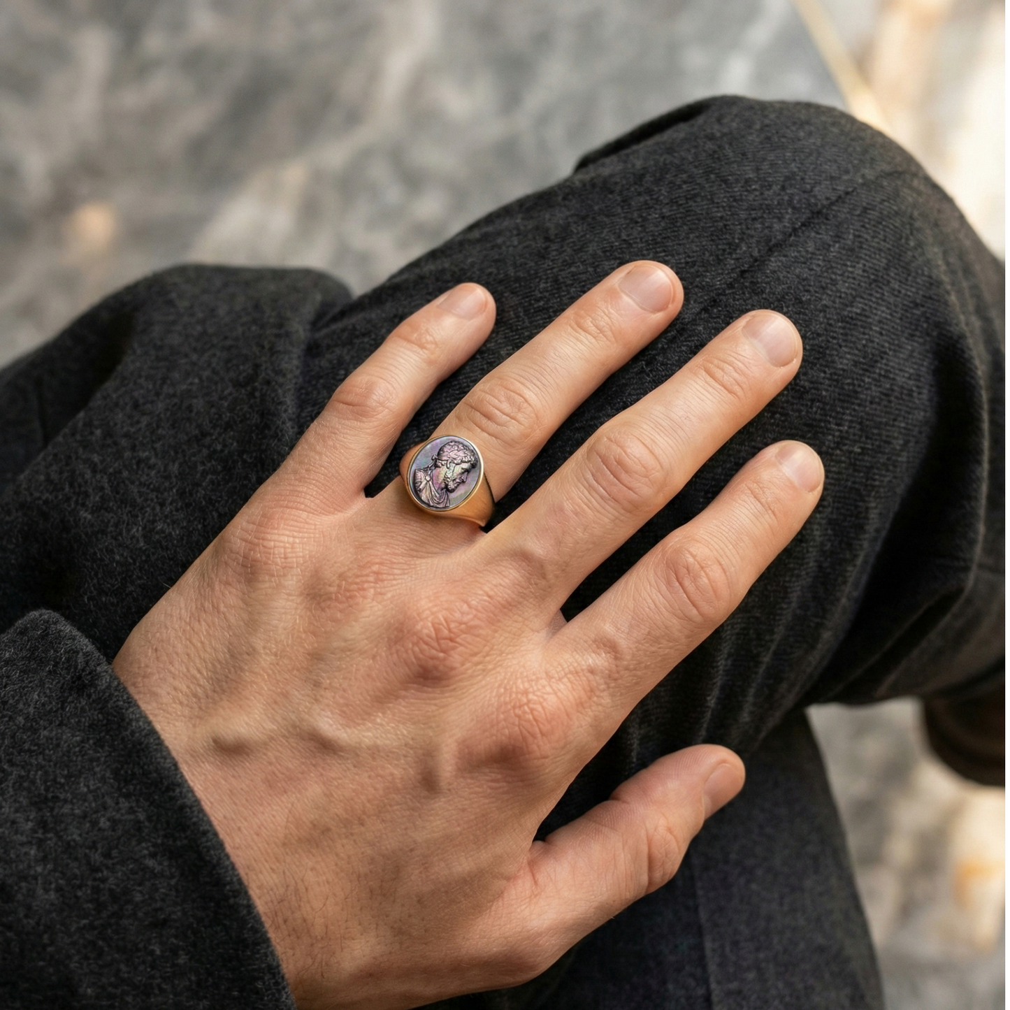 MARCUS AURELIUS SIGNET RING 3