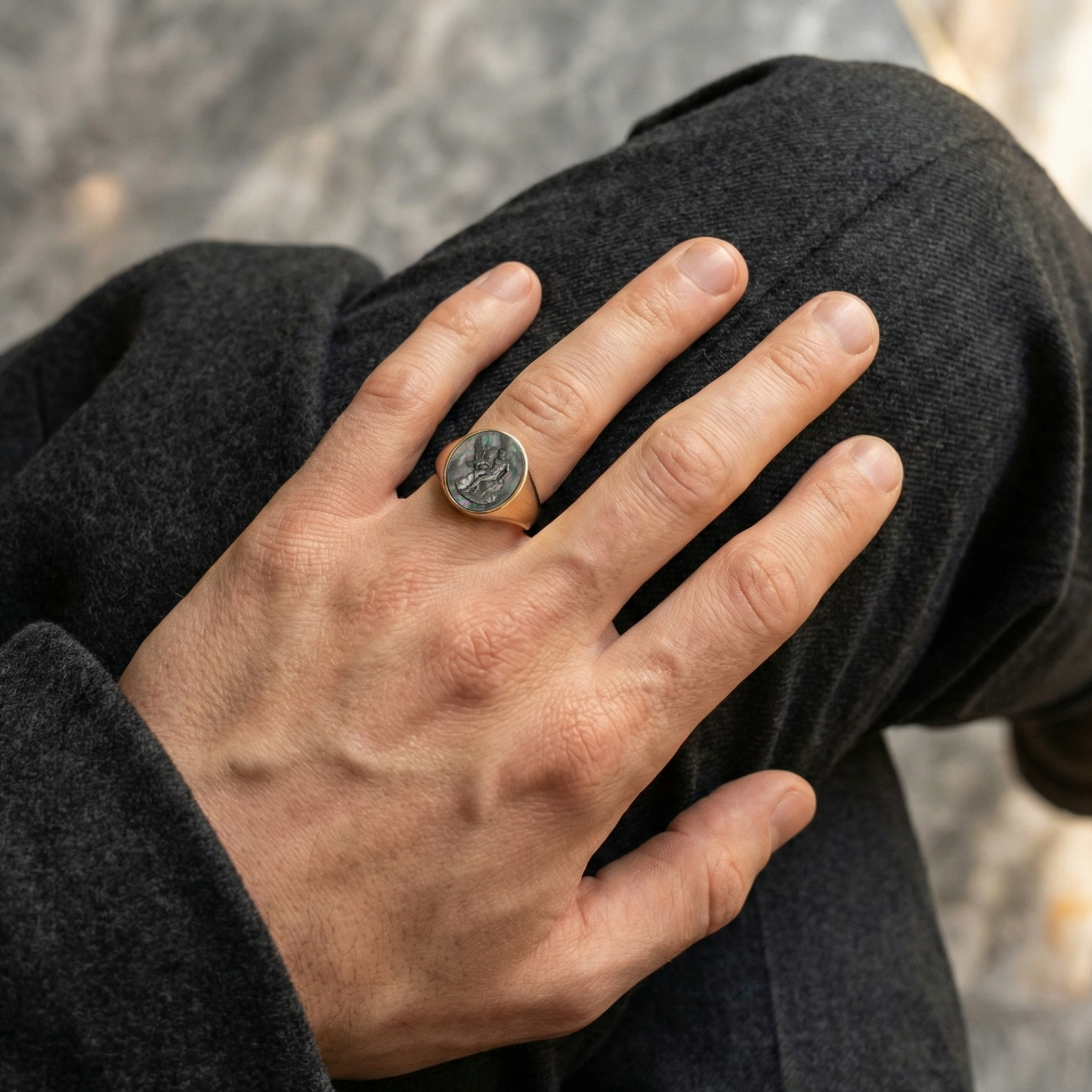 PROMETHEUS SIGNET RING